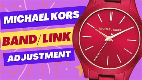 michael kors mens link watch|Michael Kors Watch band extender.